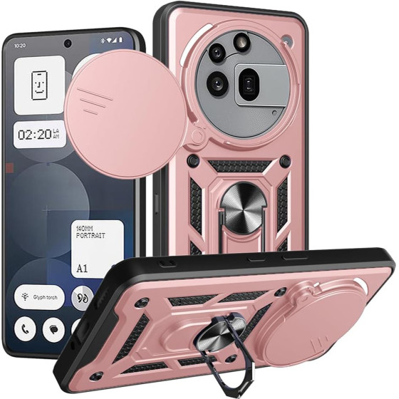 Techsuit - Camshield Series - Nothing Phone (3a) Pro - Rose Gold