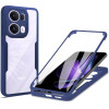 Techsuit - Colorverse 360 Series + Screen Protector - Oppo Reno13 Pro - Blue