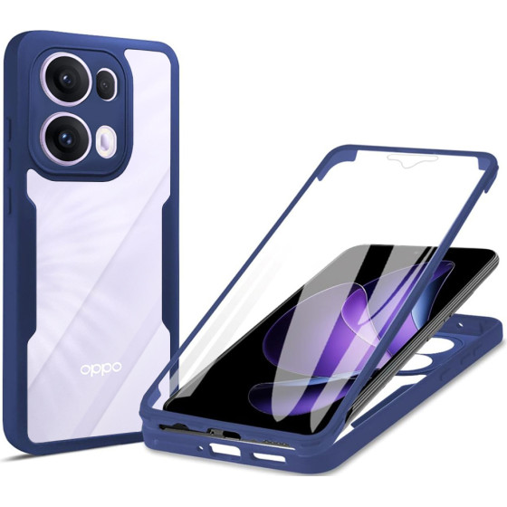 Techsuit - Colorverse 360 Series + Screen Protector - Oppo Reno13 Pro - Blue