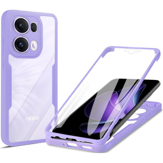 Techsuit - Colorverse 360 Series + Screen Protector - Oppo Reno13 Pro - Purple