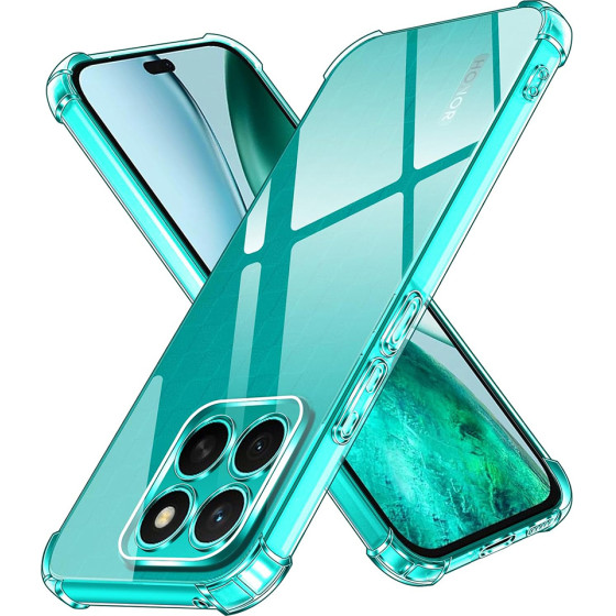 Techsuit - Shockproof Clear Silicone - Honor X8c - Clear