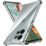 Techsuit - Shockproof Clear Silicone - Motorola Moto G75 - Clear