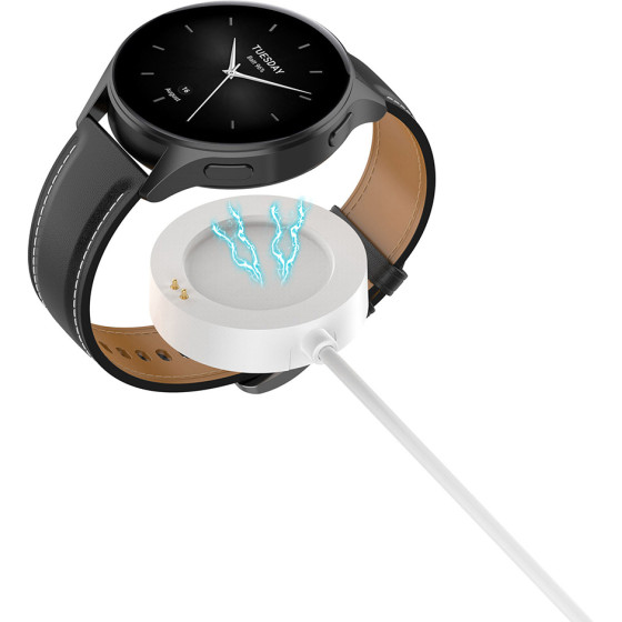 Techsuit - Smartwatch Wireless Charging Cable (TXC5) - For Xiaomi Watch S4/2/S3/H1/Watch2 Pro/Watch S2 - White
