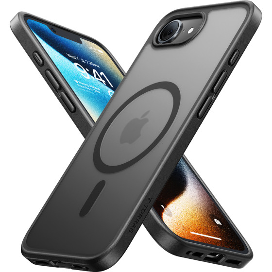 Torras - Guardian Magnetic Series - Iphone 16e - Black - (X00FX2342)