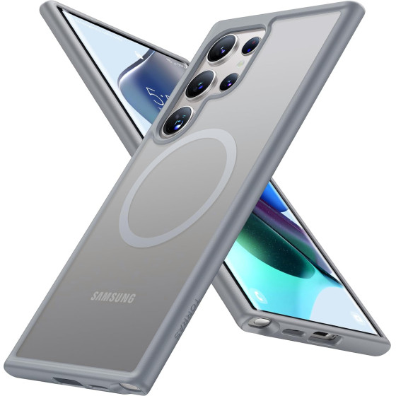 Torras - Guardian Magnetic Series - Samsung Galaxy S24 Ultra - Grey