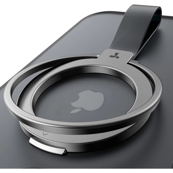 Torras - Ostand Magnetic Ring - 360� Rotatable Stand, Phone Holder/Grip, Easy Attach - Black - (X00CJ1005)