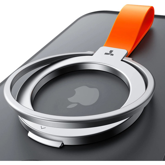 Torras - Ostand Magnetic Ring - 360� Rotatable Stand, Phone Holder/Grip, Easy Attach - Silver - (X00CJ1006-1)