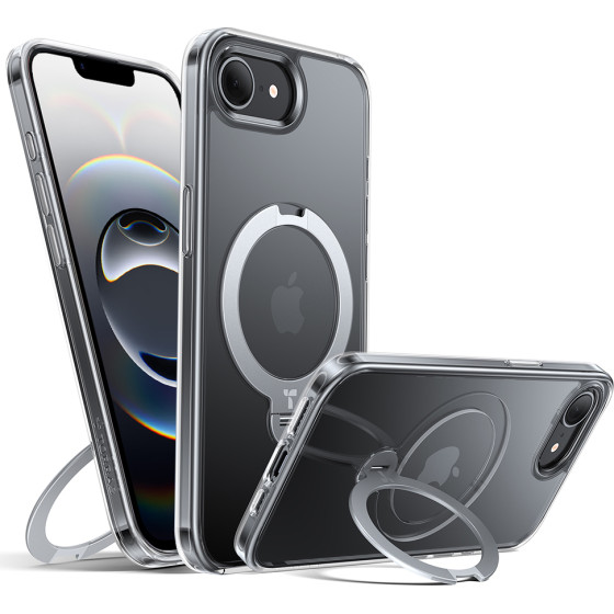 Torras - Ostand Spin Series - Iphone 16e - Clear - (X00FX2347)