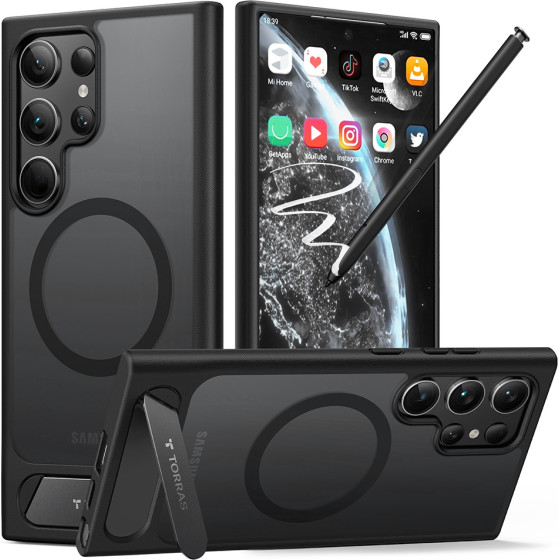 Torras - Pstand - Samsung Galaxy S24 Ultra - Black
