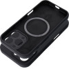 Case Silicone 2mm For Iphone 15 Pro Compatible With Magsafe Black OEM