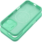 Case Silicone 2mm For Iphone 16 Plus Compatible With Magsafe Mint OEM