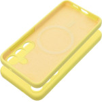 Case Silicone 2mm For Samsung S25 Ultra Compatible With Magsafe Lemon OEM