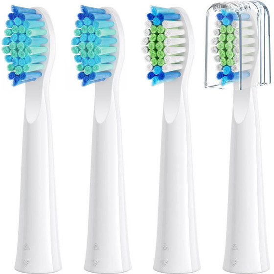 Bitvae Toothbrush tips D2 (White) - (BV D2 White 4PCS)