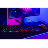 Art set wire keyboard USB A QWERTY with light + wire mouse USB A with light AK-50 black