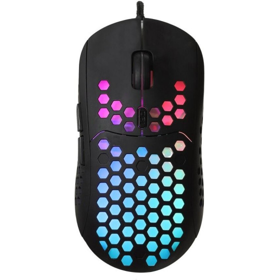 Art wire computer mouse USB A dpi with light AM-99 black