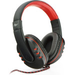 Art wire headphones gaming Jack 3,5 mm with microphone NEMEZIS black