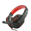 Art wire headphones gaming Jack 3,5 mm with microphone NEMEZIS black