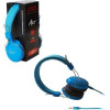 Art wire headphones Jack 3,5 mm with microphone AP-60B blue