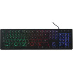 Art wire keyboard USB A QWERTY with light slim AK-20 black