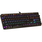 Art wire mechanical keyboard USB A QWERTY LED AK-51 black