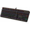 Art wire mechanical keyboard USB A QWERTY LED AK-51 black