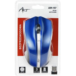 Art wireless computer mouse 2,4G 1000 dpi AM-97 blue