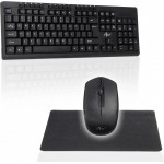 Art wireless computer set keyboard QWERTY + mouse + mousepad 2,4G AK-48A black