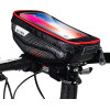 Wildman traveling bag for bike handlebars with zipper E1 1L ( 4 ''- 7'' ) black