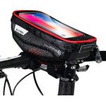 Wildman traveling bag for bike handlebars with zipper E1 1L ( 4 ''- 7'' ) black