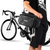 Wildman traveling bag for bike handlebars with zipper GS6 4L ( 4 ''- 7'' ) black