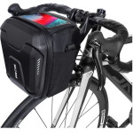 Wildman traveling bag for bike handlebars with zipper GS9 3L vlack
