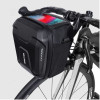 Wildman traveling bag for bike handlebars with zipper GS9 3L vlack