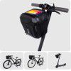 Wildman traveling bag for bike handlebars with zipper GS9 3L vlack
