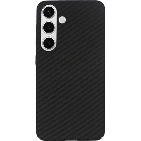 Vivid Carbon Fiber Case Samsung Galaxy S24 Black - (CS-OFFC Case 1-2403001)