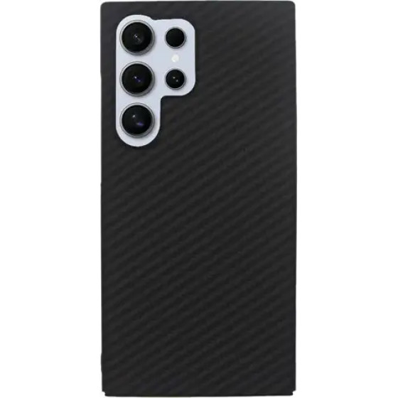 Vivid Carbon Fiber Case Samsung Galaxy S24 Ultra Black - (CS-OFFC Case 1-2403002)