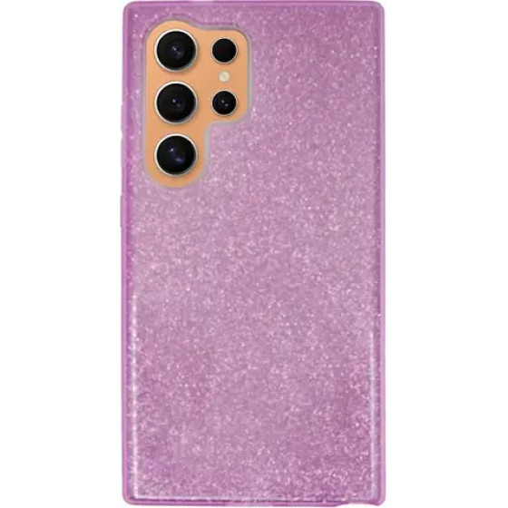 Vivid Glitter Shine Plastic Hard Case Samsung Galaxy S24 Ultra Purple - (CS-FSHN GLT 4-2403010)