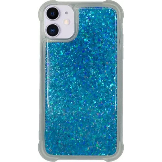 Vivid Liquid Glitter Case Apple iPhone 11 Blue - (CS-FSHN GLT-2403001)