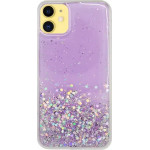 Vivid Liquid Glitter Case Apple iPhone 11 Purple/Multicolor - (CS-FSHN GLT 6-2403001)