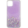 Vivid Liquid Glitter Case Apple iPhone 11 Purple/Multicolor - (CS-FSHN GLT 6-2403001)