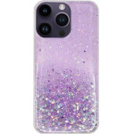 Vivid Liquid Glitter Case Apple iPhone 14 Pro Purple/Multicolor - (CS-FSHN GLT 6-2403003)