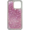 Vivid Liquid Glitter Case Apple iPhone 15 Pro Max Pink - (CS-FSHN GLT 5-2403006)