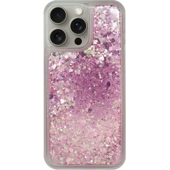 Vivid Liquid Glitter Case Apple iPhone 15 Pro Max Pink - (CS-FSHN GLT 5-2403006)