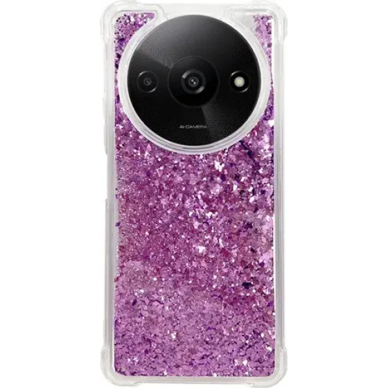 Vivid Liquid Glitter Case Redmi A3 Purple - (CS-FSHN GLT 1-2403005)