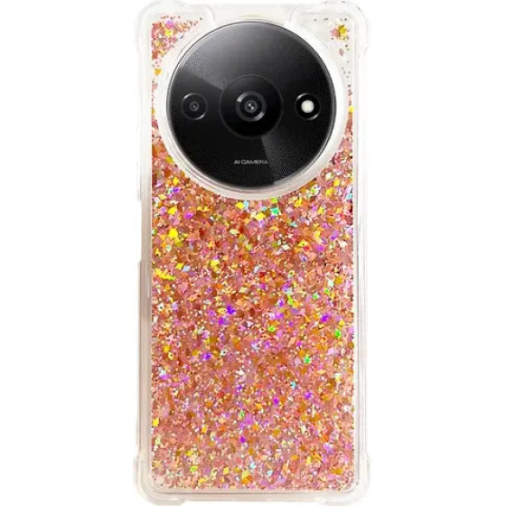 Vivid Liquid Glitter Case Redmi A3 Rose Gold - (CS-FSHN GLT 3-2403004)