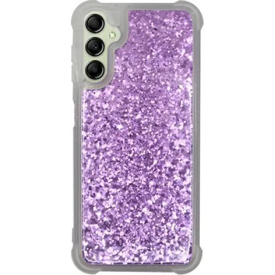 Vivid Liquid Glitter Case Samsung Galaxy A14 4G/5G Purple - (CS-FSHN GLT 1-2403008)