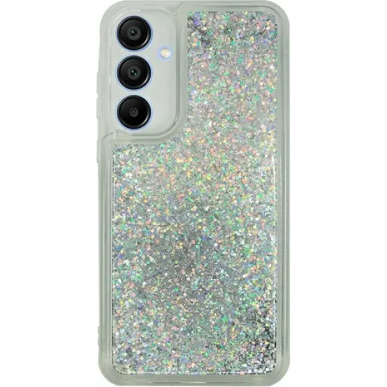 Vivid Liquid Glitter Case Samsung Galaxy A15 4G/5G Silver - (CS-FSHN GLT 2-2403007)