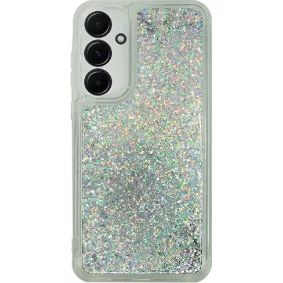 Vivid Liquid Glitter Case Samsung Galaxy A55 5G Silver - (CS-FSHN GLT 2-2403010)