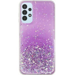 Vivid Liquid Glitter Case Samsung Galaxy S24 Ultra Purple/Multicolor - (CS-FSHN GLT 6-2403016)