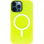 Vivid Magsafe Silicone Case Apple iPhone 12/12 Pro Yellow - (CS-MGS TR 3-2403001)