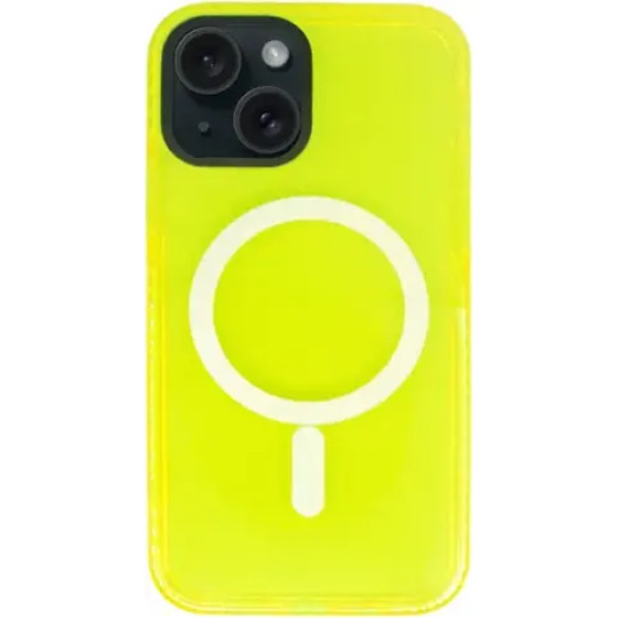 Vivid Magsafe Silicone Case Apple iPhone 14 Yellow - (CS-MGS TR 3-2403004)